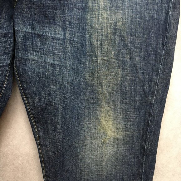 Lucky Brand Mens 221 Straight Fit Blue Jeans size 40x32 Cotton Denim Zipper Fly - Picture 8 of 10